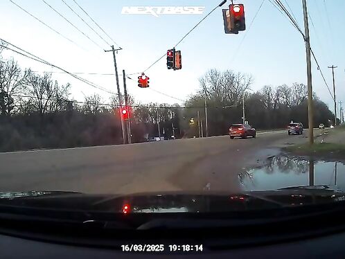 Drivers blow through intersection