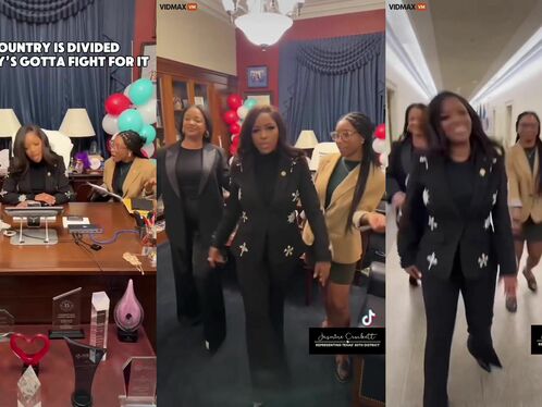 Congresswoman Jasmine Crockett stars in music video