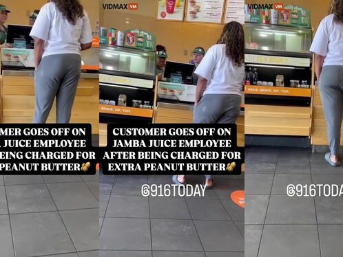 Woman has a meltdown