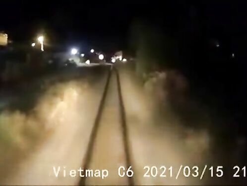 Truck hits light pole and spills cargo all over the road