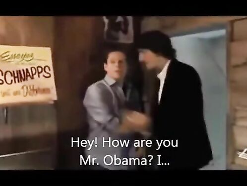 Trudeau takes a tumble down stairs