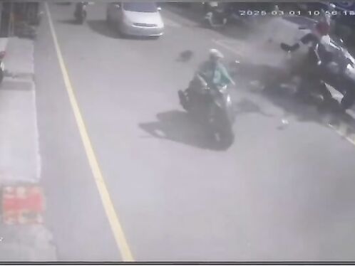 Car kills scooter rider