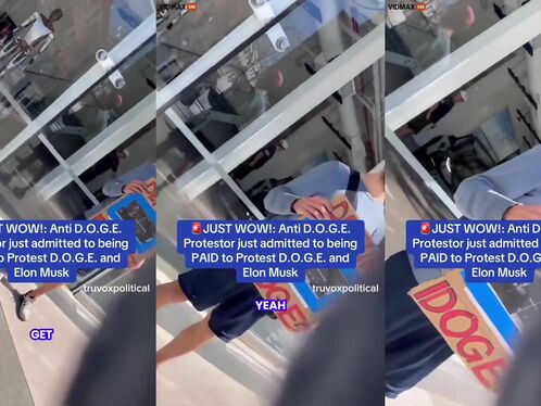 Man admits to being paid to protest