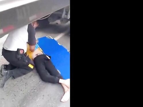 Man dragged by truck after falling from vehicle