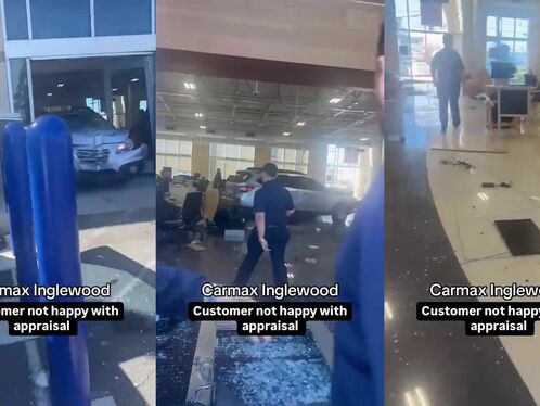 Customer loses temper after bad car appraisal