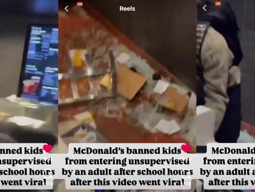 McDonald's bans youths without parents