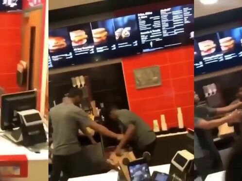 Man fights with employee over fast food order
