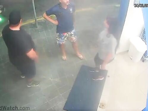 Man falls off scooter