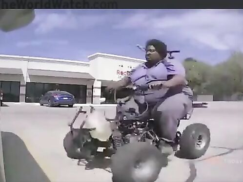 Man arrested after ramming Tesla with 4-wheeler