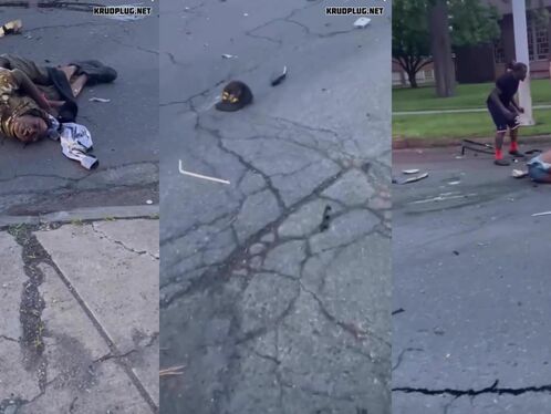 Street Fight Ends with One Person Knocked Out Cold