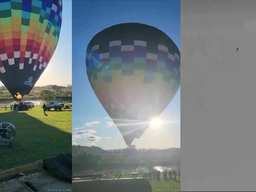 People fall as Brazil balloon event goes wrong
