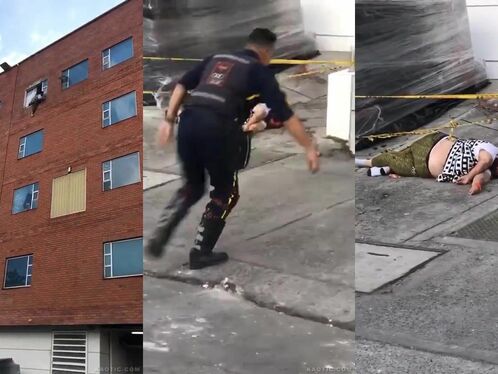 Worker slips and falls into open manhole