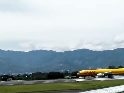 Plane breaks in half after crash