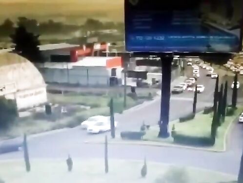 Bus crushed at Mexico rail crossing
