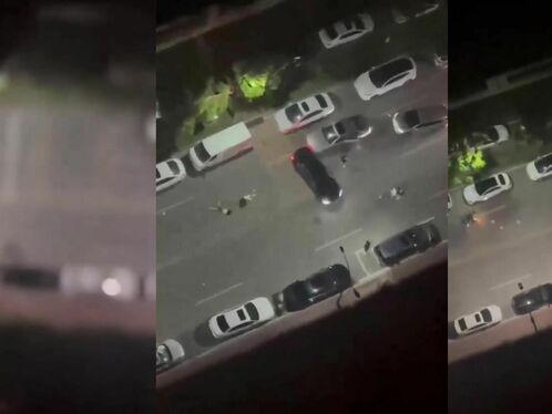 Driver commits horrific act