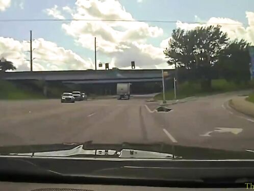Dashcam captures deadly crash