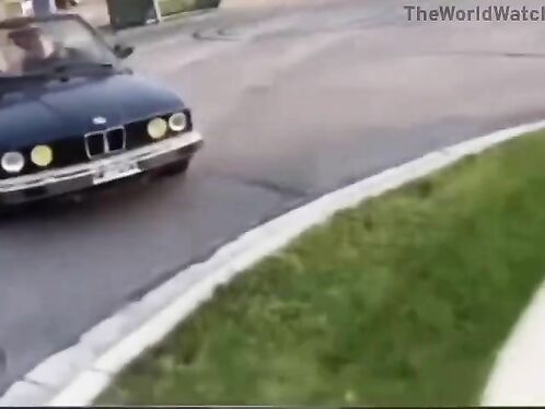 Teen accidentally drives car into backyard pool