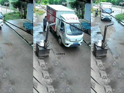 Driver's mistake causes car to roll