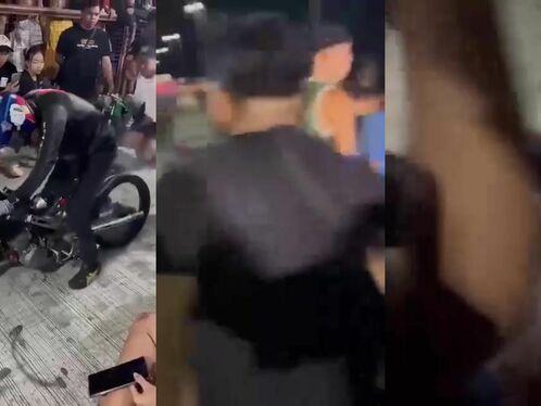 Motorcyclist crashes into crowd, kills spectator