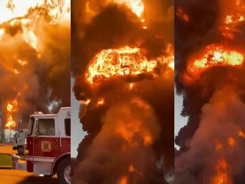 Oil company explodes in Roseland
