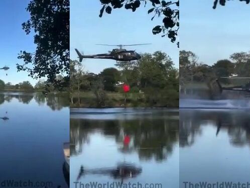 Helicopter crashes in France