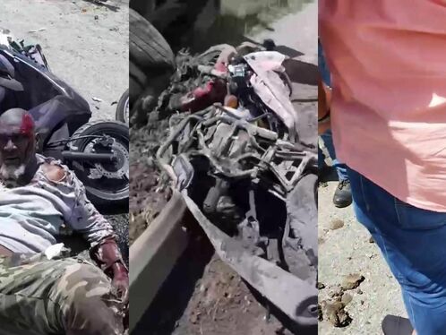 Bloodbath after multiple motorcyclists crash on highway