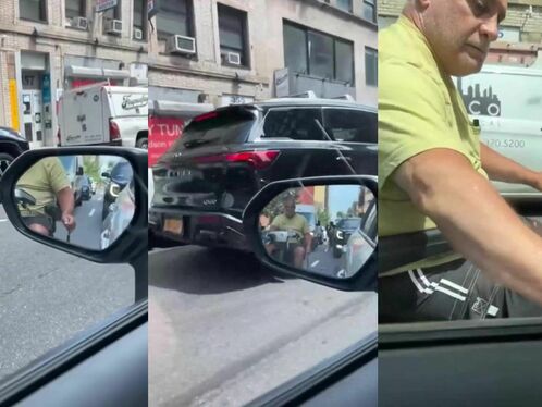 Man keys car for driving too close