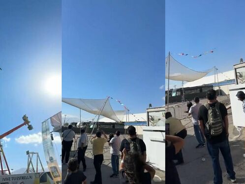 Man is launched high into the air during stunt gone wrong