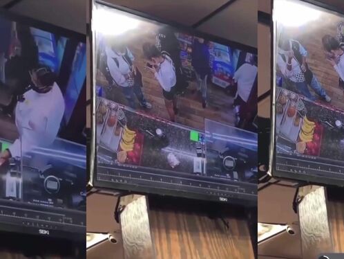 Teen punches guy over candy in gas station