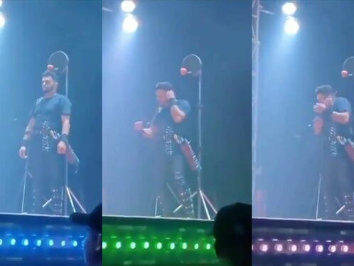 Performer shot in ear